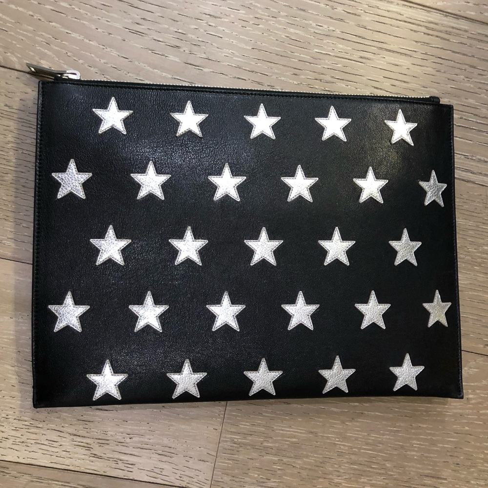 Saint Laurent Leather Clutch / Document Holder